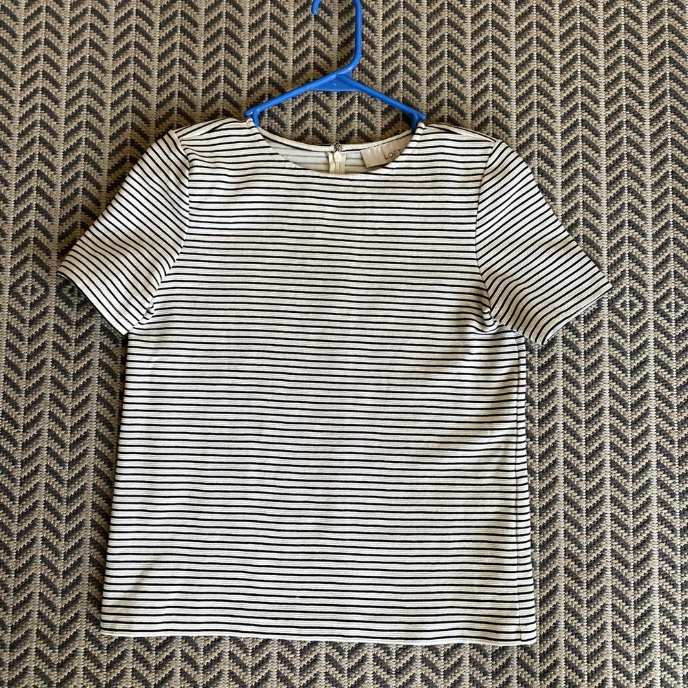 LOFT Striped Blouse